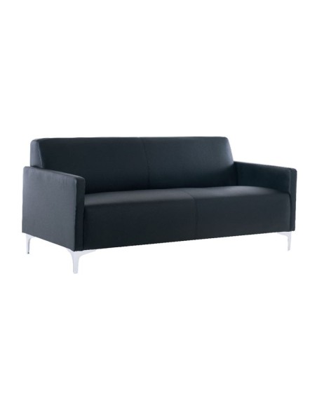 STYLE 3-Seater K-D Sofa Black Pu