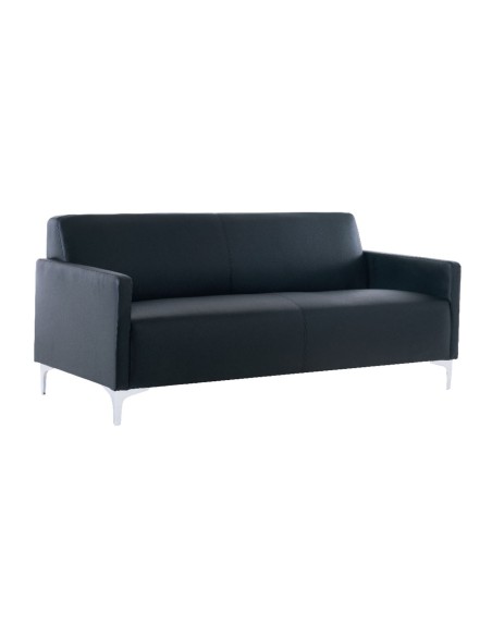 STYLE 3-Seater K-D Sofa Black Pu
