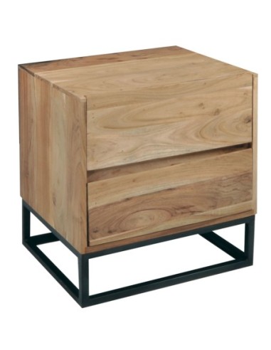NEPAL Bedside 50x40x55 Acacia Natural...