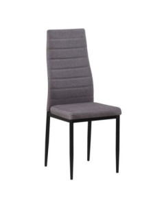 JETTA Chair Light Brown Fabric (Black paint)