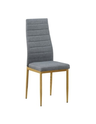 JETTA Chair Grey Fabric (Natural Wood...