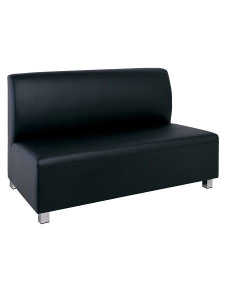 BANDY 2-Seater Sofa Black Pu