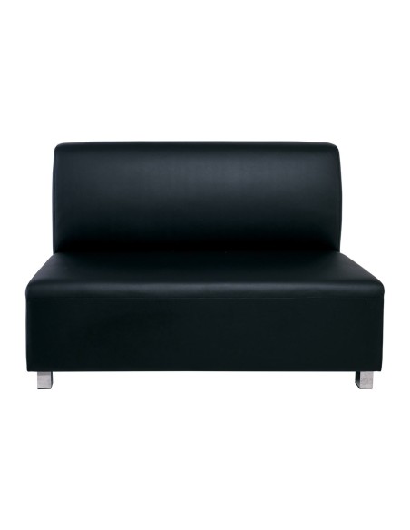 BANDY 2-Seater Sofa Black Pu