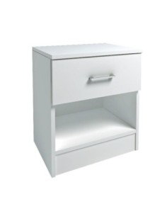 LIFE Bedside 41x32x48 White 1-Drawer