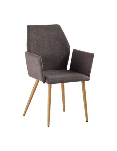 LETO Armchair Natural Wood Color...