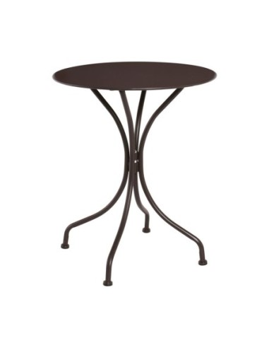 PARK Table D.60cm Steel Sand Brown