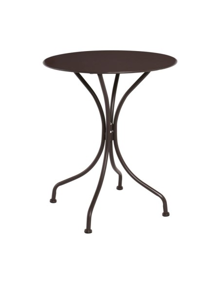 PARK Table D.60cm Steel Sand Brown