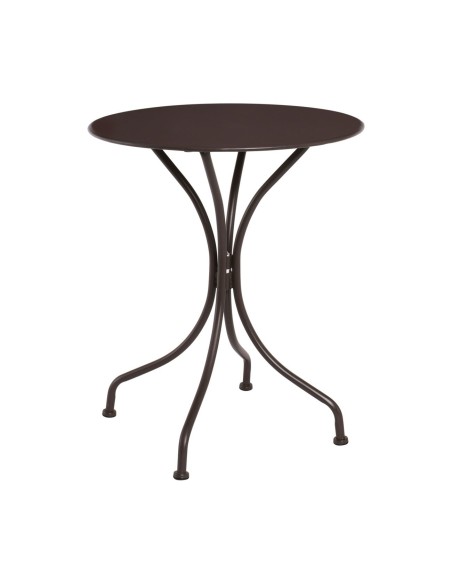 PARK Table D.60cm Steel Sand Brown