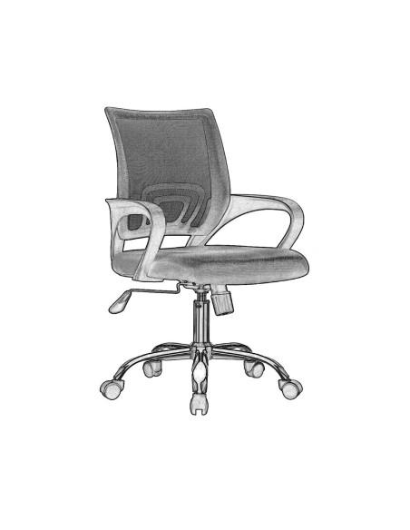 BF2101-F (with relax) Office Armchair Chrome-Purple-Black Mesh