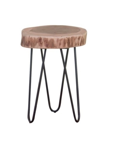 FUEGO Side Table 35x35 H.45 Acacia...