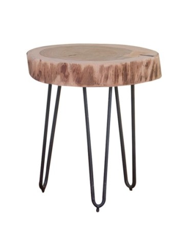 FUEGO Side Table 35x35 H.40 Acacia...