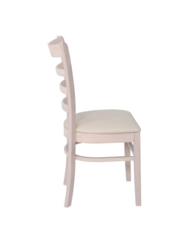 NATURALE Chair White Wash-Pu Ecru