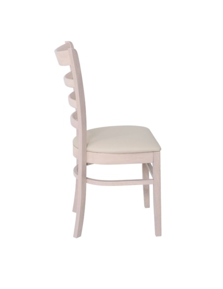 NATURALE Chair White Wash-Pu Ecru