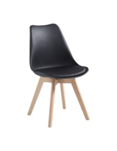MARTIN Chair PP Black (Metal cross) / not assembled cushion