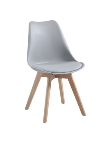 MARTIN Chair PP Grey (Metal cross) -...