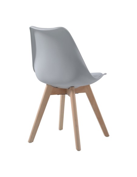 MARTIN Chair PP Grey (Metal cross) - not assembled cushion