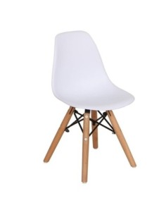 ART Wood Kid Καρέκλα Ξύλο - PP Άσπρο