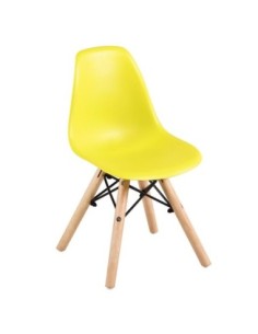 ART Wood Kid Καρέκλα Ξύλο - PP Κίτρινο