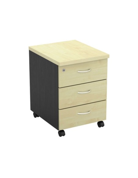 Mobile Pedestal-Α (3-Drawers) 40x48x56cm DG-Beech