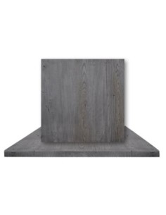 RESIN Table Top 70x70cm/30mm Cement (Indoor use)