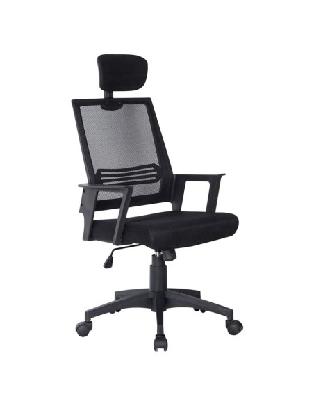 BF2008 Manager Armchair Black Mesh
