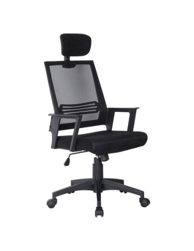 BF2008 Manager Armchair Black Mesh