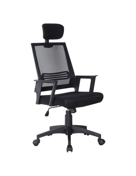 BF2008 Manager Armchair Black Mesh