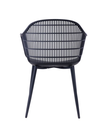 BERRY Armchair Metal Black-PP-UV Black