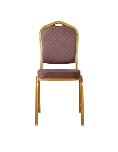 HILTON Καρέκλα Μέταλλο Βαφή Gold,...