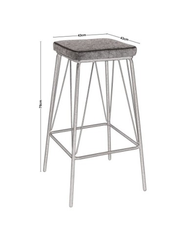 PANTON Σκαμπό BAR, Μέταλλο Βαφή...