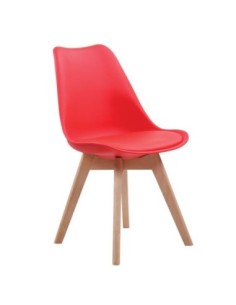 MARTIN Chair PP Red (assembled cushion)