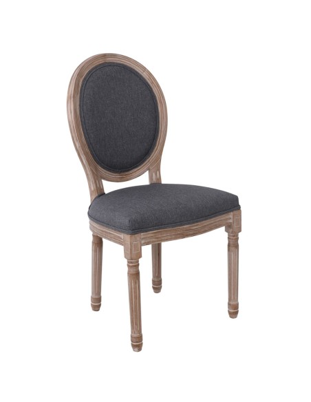 JAMESON Chair Decape-Fabric Grey