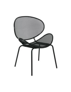 OLIVER Chair K/D Metal Mesh Black
