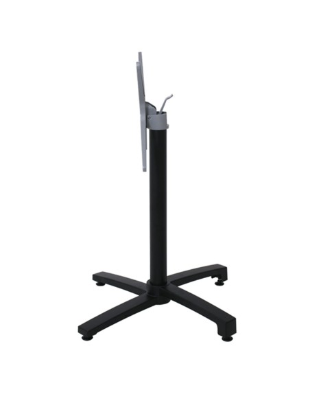 ALTEA Βάση Τραπεζιού Αλουμίνιο Απόχρωση Μαύρο, Πτυσσόμενη (6,20kg)