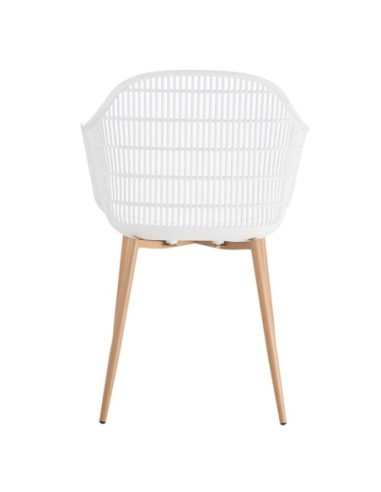 BERRY Armchair Metal Natural-PP-UV White