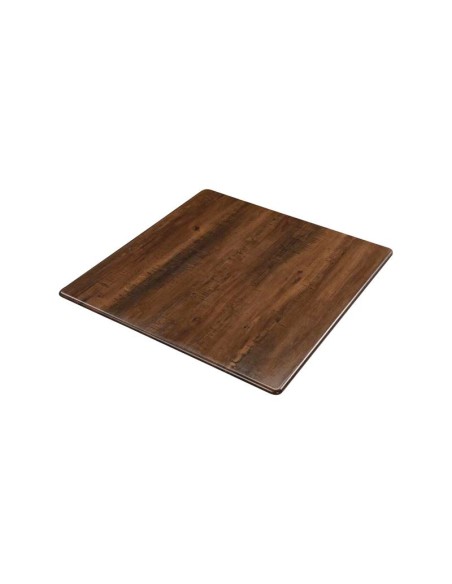 TABLE TOP Contract Sliq 70x70cm-16mm Walnut