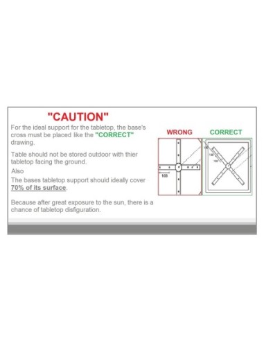 TABLE TOP Contract Sliq 70x70cm-16mm...