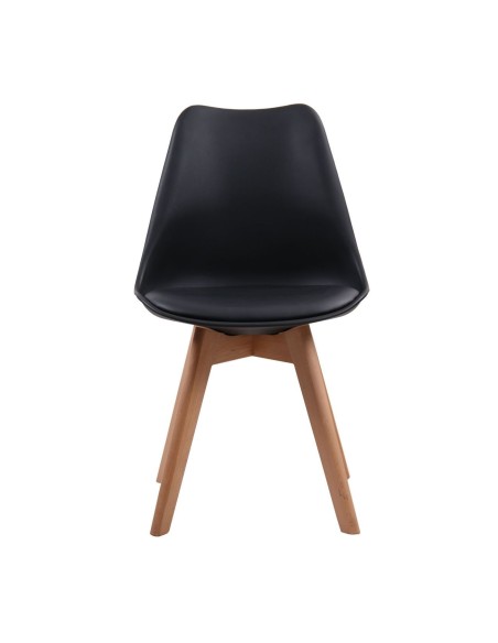 MARTIN Chair PP Black (assembled cushion)