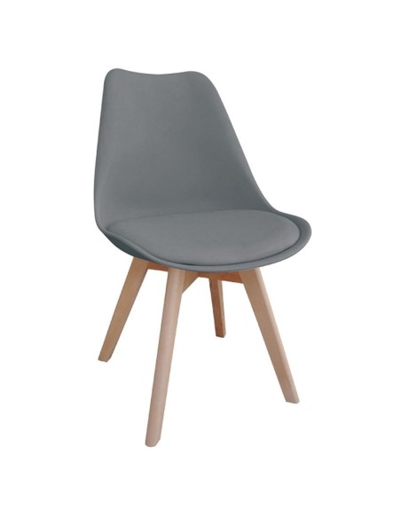 MARTIN Chair PP Grey (assembled cushion)