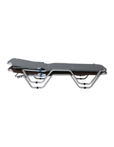 CRETA Alu Lounger, Grey Textilene