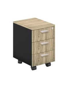 PROJECT Mobile Drawer 3-Drawers Sonoma/Grey