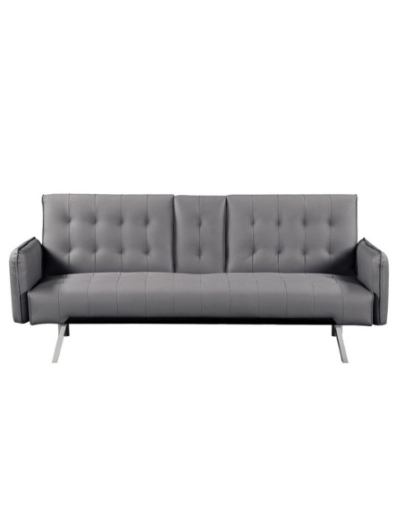 WELLS Sofabed Grey Pu