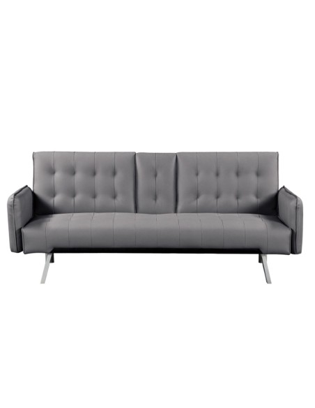 WELLS Sofabed Grey Pu
