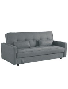 OPEN Sofabed w/Storage Fabric Grey