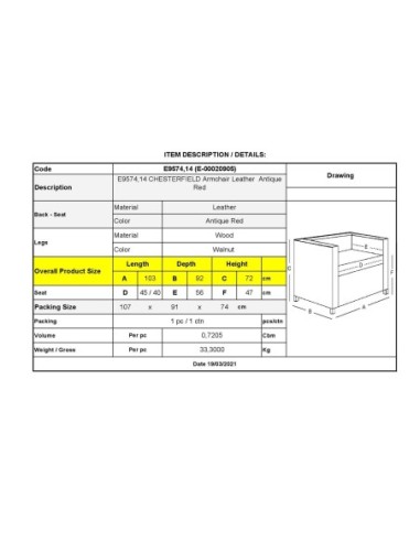 CHESTERFIELD Birmingham Πολυθρόνα...