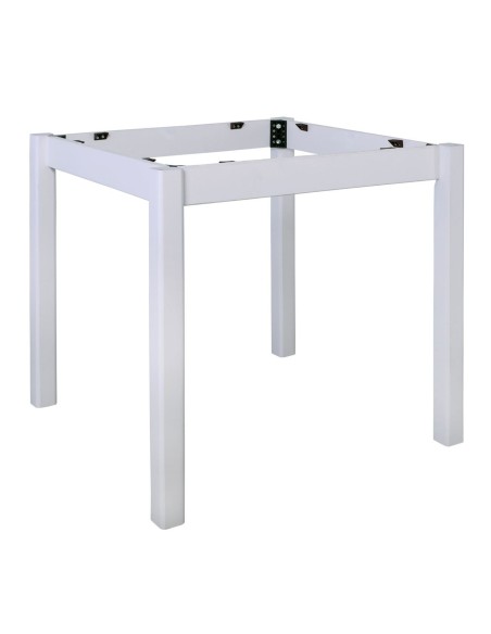 KAFENIOU Table Base 60x60 Impregnation Lacquer White K-D