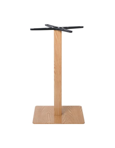 PRATO Βάση Τραπεζιού Μέταλλο Απόχρωση Ξύλο Φυσικό (11,85kg)