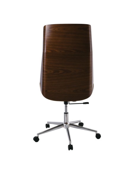 BF9850 Manager Armchair Walnut-Pu Black