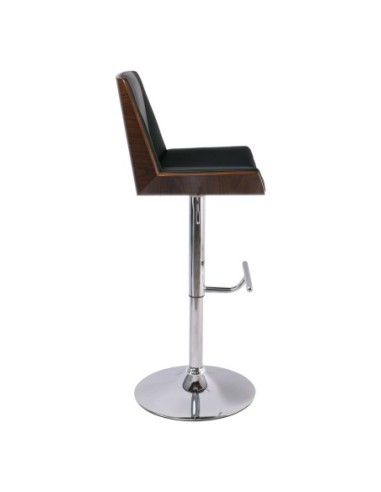 NUMAN Σκαμπό BAR με Πλάτη, Χρώμιο,...