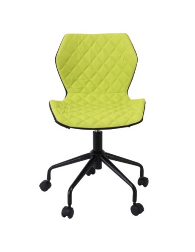 DAVID Office Chair Pu Black-Fabric...